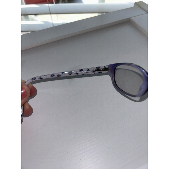 Lilly Pulitzer LEANDRA Eyeglasses with prescription purple frame 100% AUTHENTIC - Picture 4 of 6